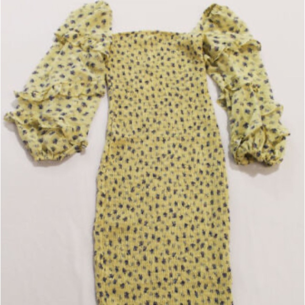 Leila dress- yellow